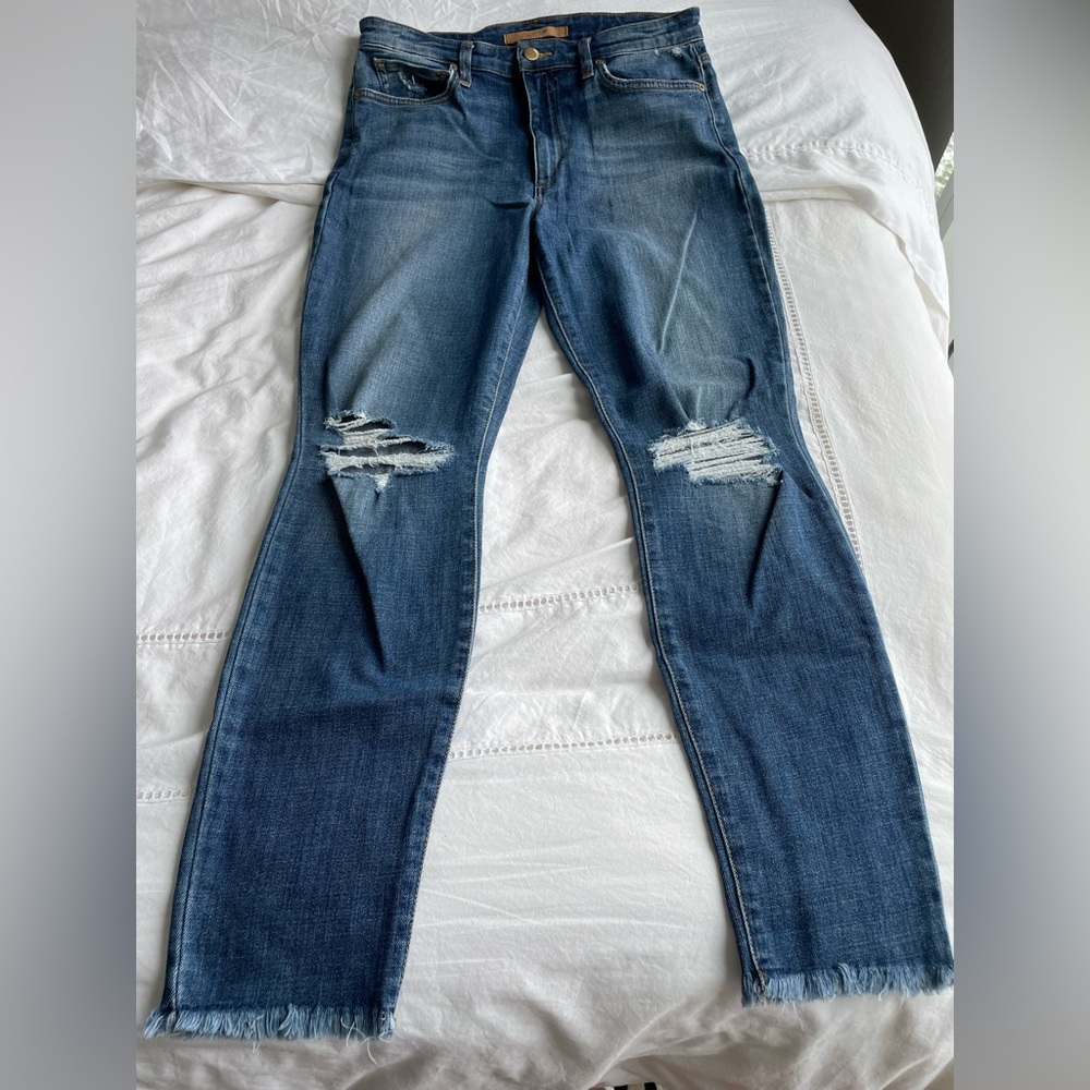 Joe’s jeans. High rise skinny.